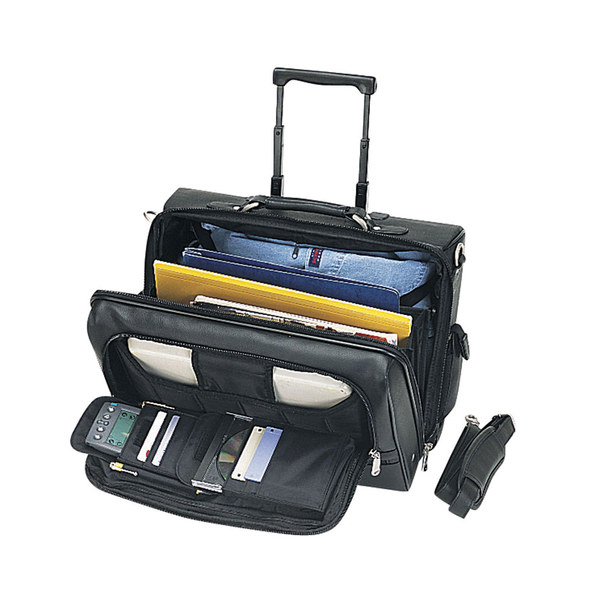 EnzoDesign 15" Rolling Computer Briefcase