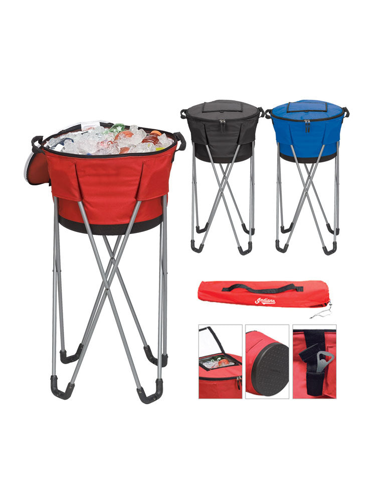 COLLAPSIBLE BARREL COOLER W/STAND