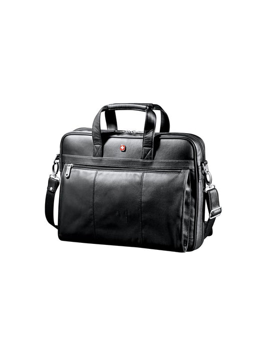 Wenger® Executive Leather Compu-Saddle Bag