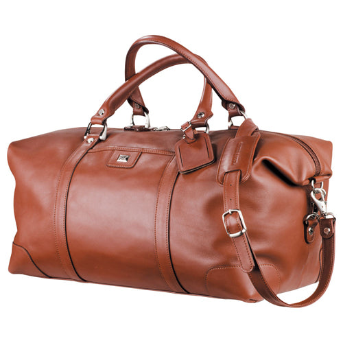 Cutter & Buck® 19" Leather Weekender Duffel Bag