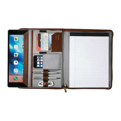 Cutter & Buck® Bainbridge Zippered Padfolio