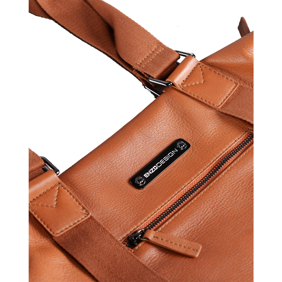EnzoDesign Top Quality CowNappa Leather Tote Bag