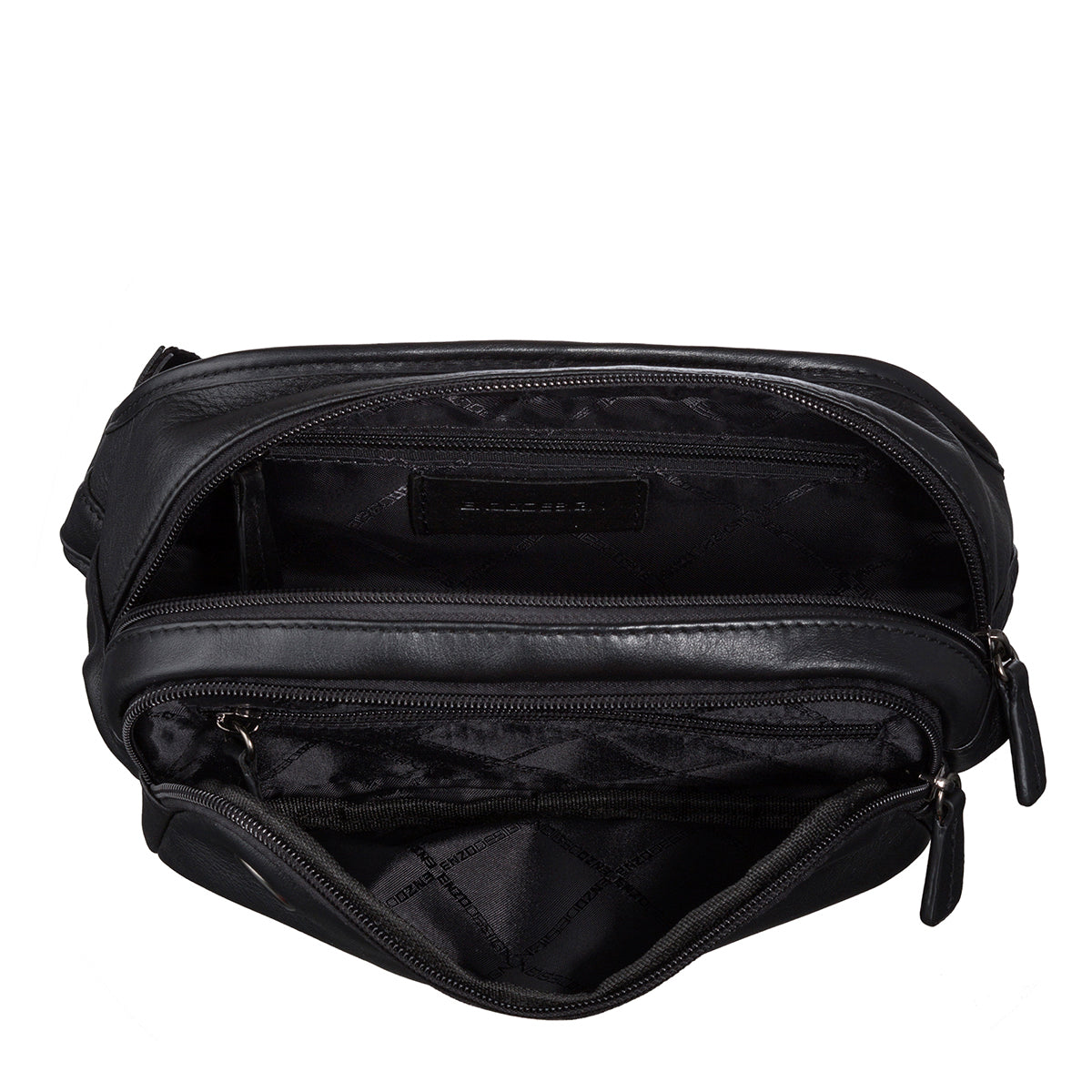 EnzoDesign Cowhide Leather Waist Bag