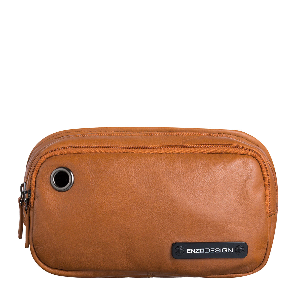 EnzoDesign Cowhide Leather Waist Bag