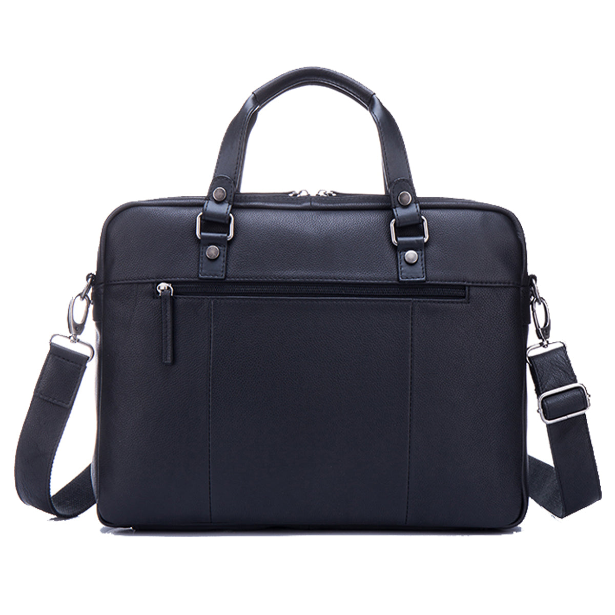EnzoDesign Cow Soft Napa Leather 15" Macbook Slim Briefcase