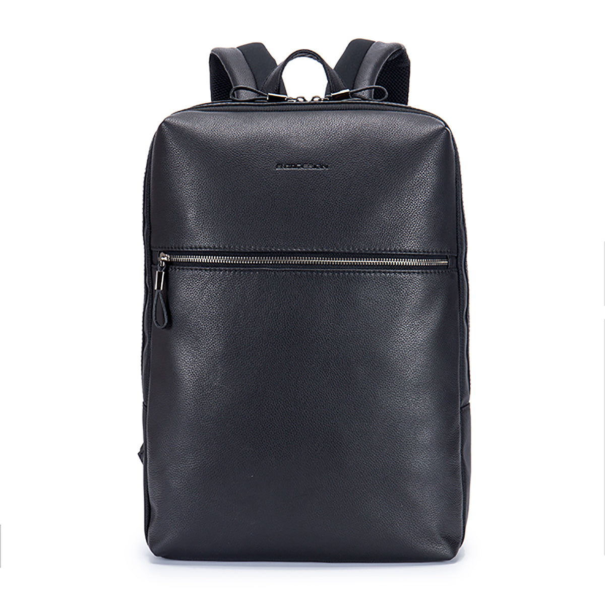 EnzoDesign Light Weight Cow Nappa Leather With Ballistic Nylon Trim 15" Laptop Business Backpack