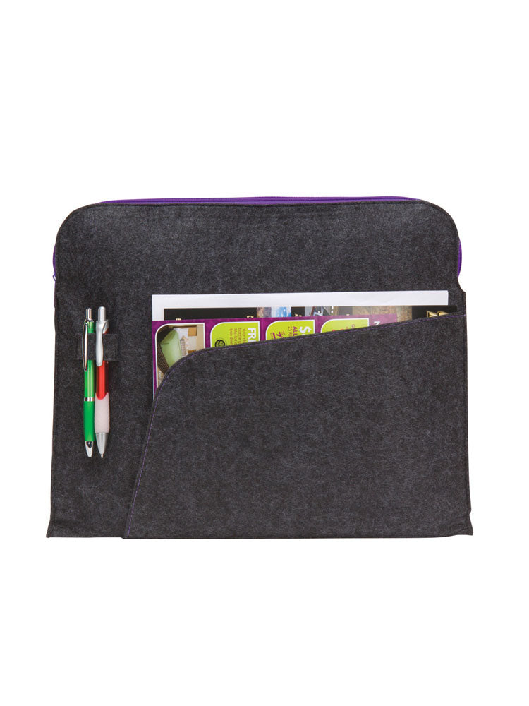 FELT LAPTOP SLEEVE W/ POCKET