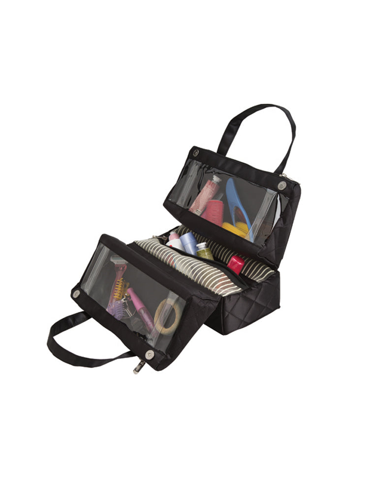 QUILTED COSMETIC / TOILETRY BAG