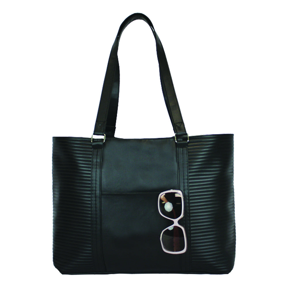 RIBBED TOTE
