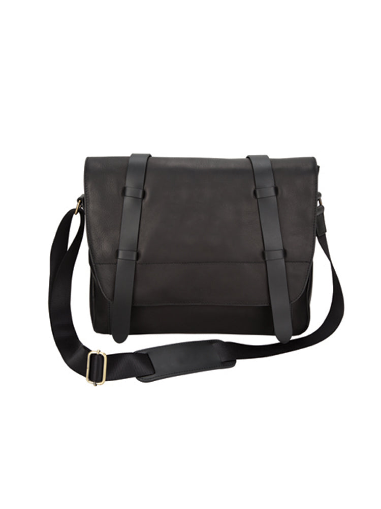 LEATHER MESSENGER BAG (BELLINO)