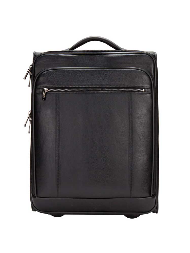 THE PRECISION LEATHER 20" COMPUTER/TABLET CARRY-ON