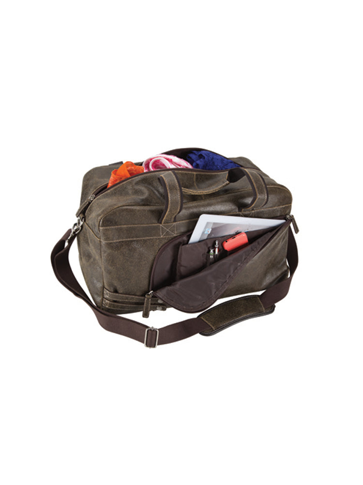 THE ICON LEATHER DUFFEL (BELLINO)