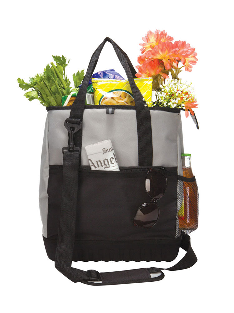 COOLER TOTE W/ MOLDED BOTTOM