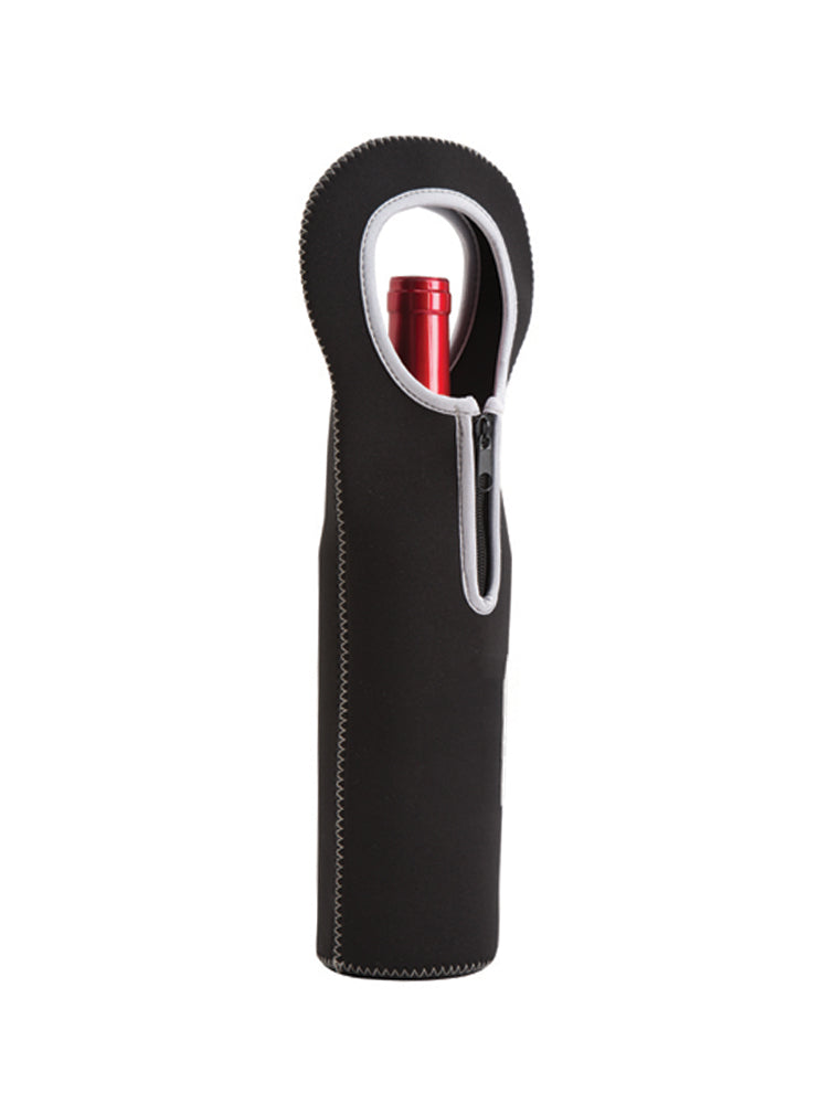 NEOPRENE ONE-BOTTLE WINE CARRIER