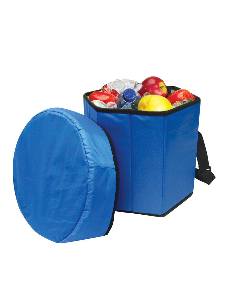 FOLDING PORTABLE GAME COOLER SEAT