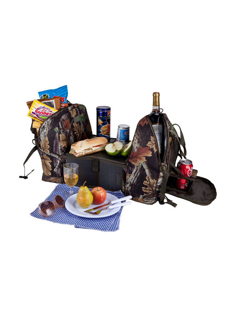 CAMO ALL-IN-ONE PICNIC TOTE