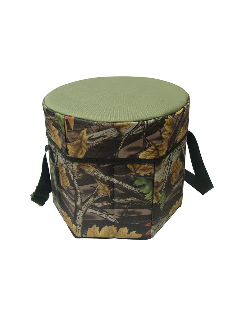 CAMO FOLDING PORTABLE GAME COOLER SEAT