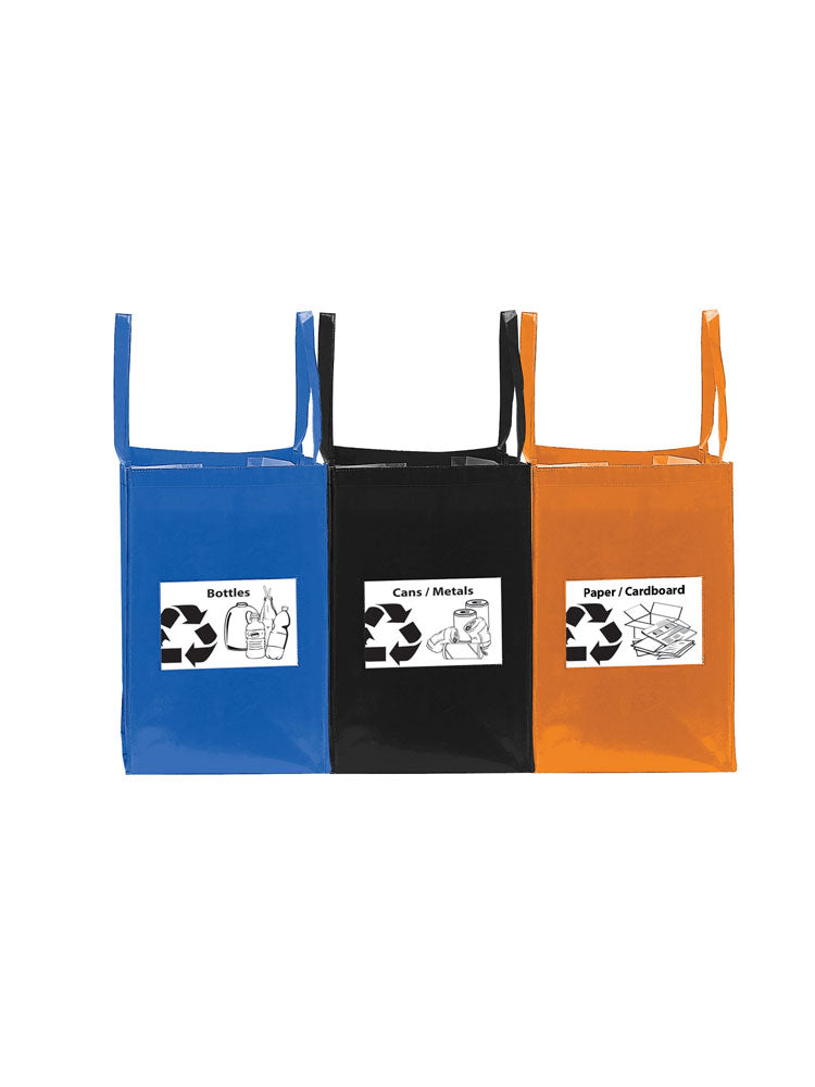 FOLDING RECYCLING BAGS (SET OF 3)