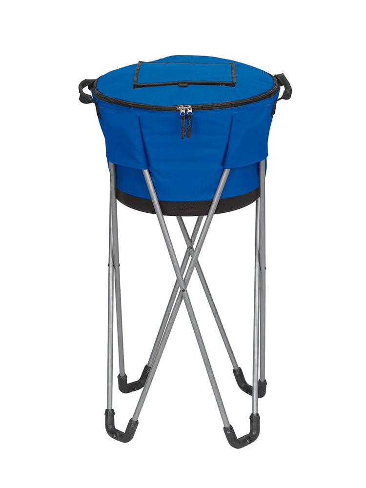 COLLAPSIBLE BARREL COOLER W/STAND