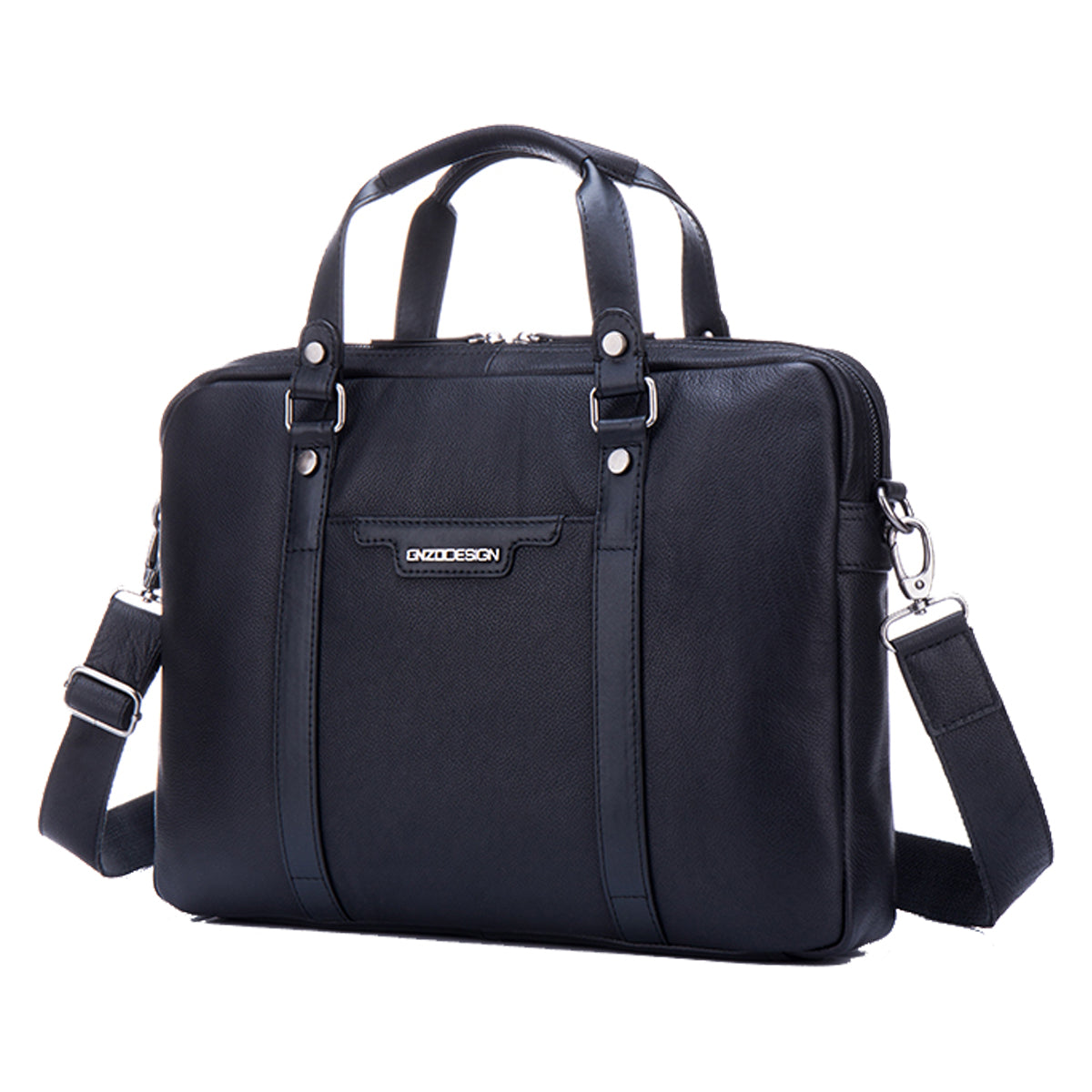 EnzoDesign Cow Soft Napa Leather 15" Macbook Slim Briefcase