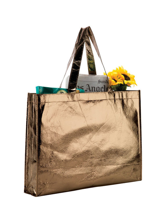 GLAMOROUS LAMINATED NON-WOVEN SHOPPING TOTE