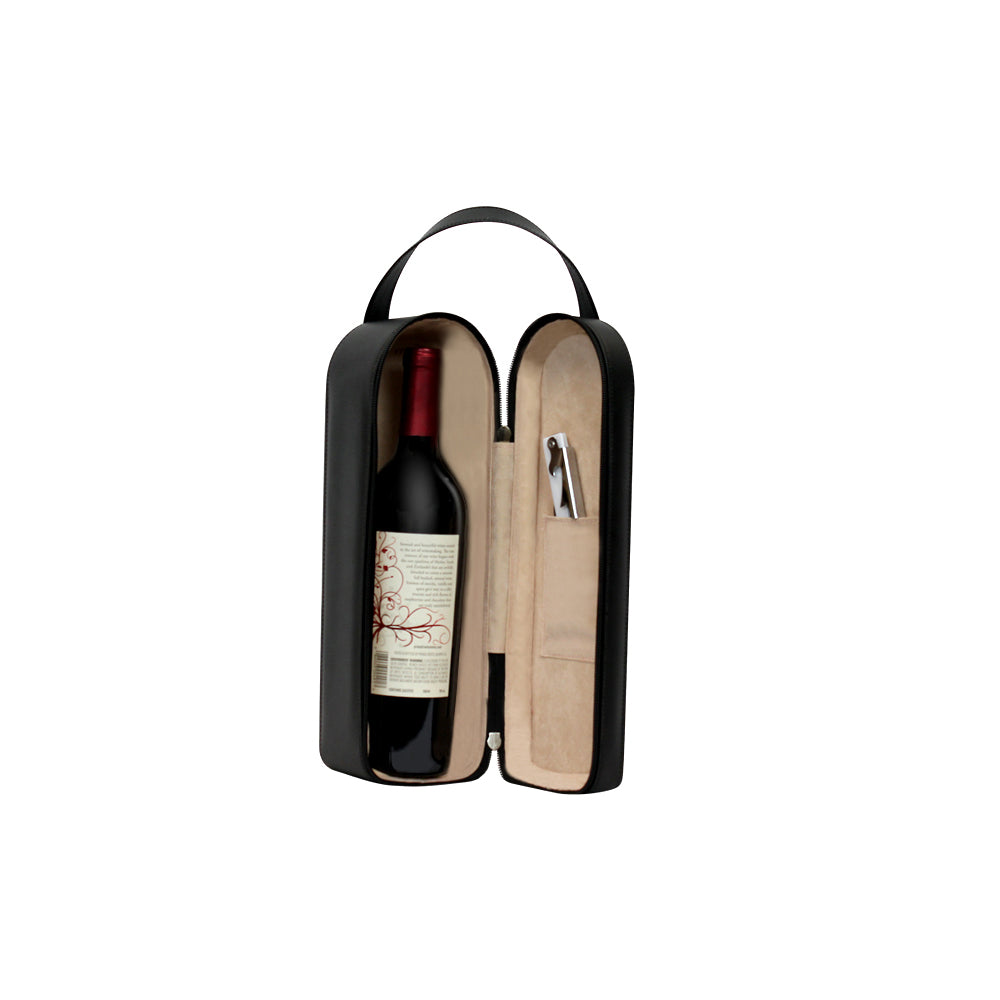 BONDED LEATHER WINE CASE